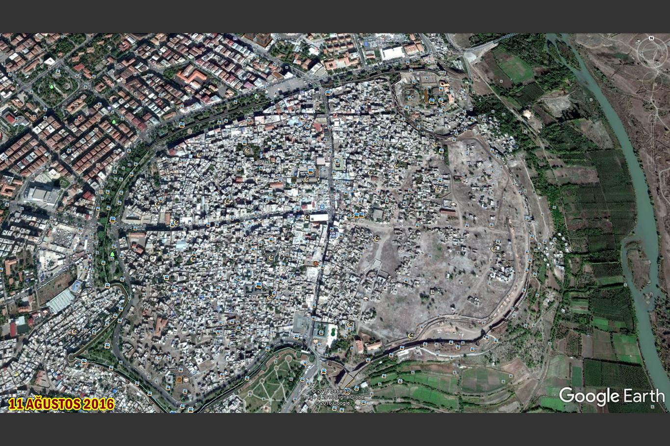 "'Google Earth" Sur’un görüntülerini güncelledi "'Google Earth" Sur’un görüntülerini güncelledi